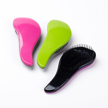 Magic Anti-static Hair Brush Handle Tangle Detangling Comb Shower Electroplate Comb Comb Hair Styling Hair