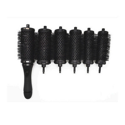 6 kom/set 3 veličine Valjkasta četka za kosu s odvojivom ručkom i kopčama za pozicioniranje Aluminijski keramički uvijač za kosu Češalj za kosu