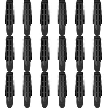 18 τεμάχια Κλιπ για ρίζα μαλλιών που δίνει όγκο σε φυσικό αφράτο κλιπ μαλλιών Ρόλες για μπούκλες για ρίζες μαλλιών Self Grip Root Κλιπ για μπούκλες μαλλιών