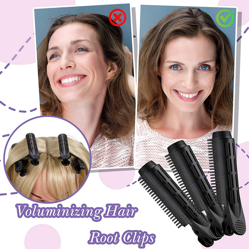 18 komada kopča za voluminiziranje korijena kose Prirodna lepršava kopča za kosu Valjak za uvijač za korijen kose Samoprihvatljiva kopča za volumen kose za volumen kose