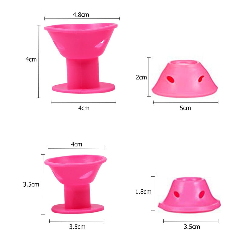 40 komada Gljivasti uvijači Silikonski valjci za njegu kose za uvijače Sleeping Twist Oblikovanje kose DIY Alati Uređaj za oblikovanje kose