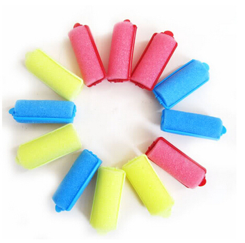 12kom/Set Mekani spužvasti pjenasti jastuk Uvijači za kosu Uvijači Salon Brijač DIY Uvijači za kosu Uvijači Komplet frizerskih alata DIY Home 2cm