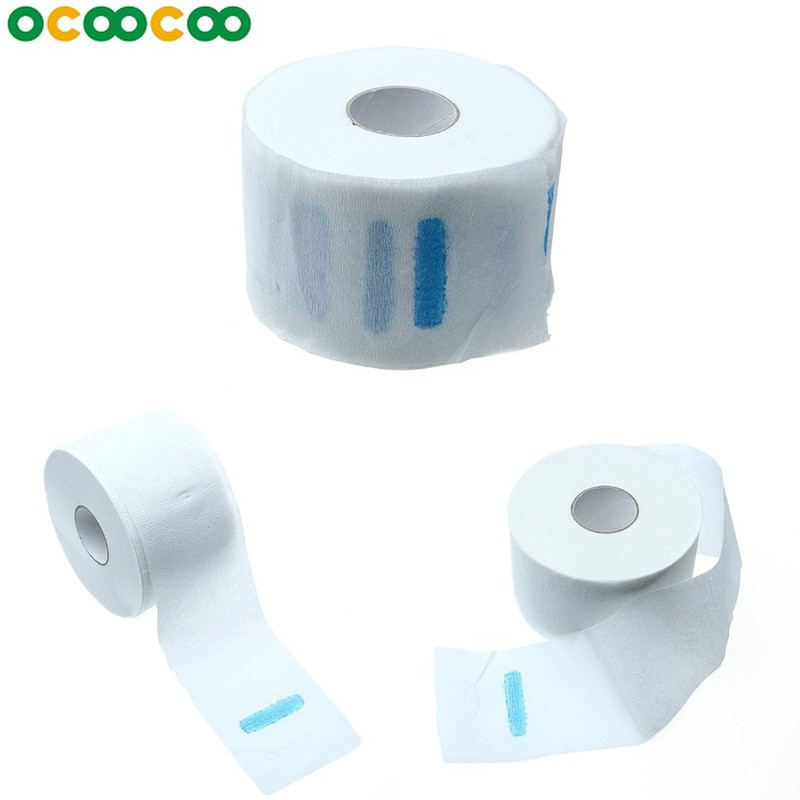 1 Roll Pro sztreccs eldobható nyakú papírcsík fodrászszalon fodrászathoz