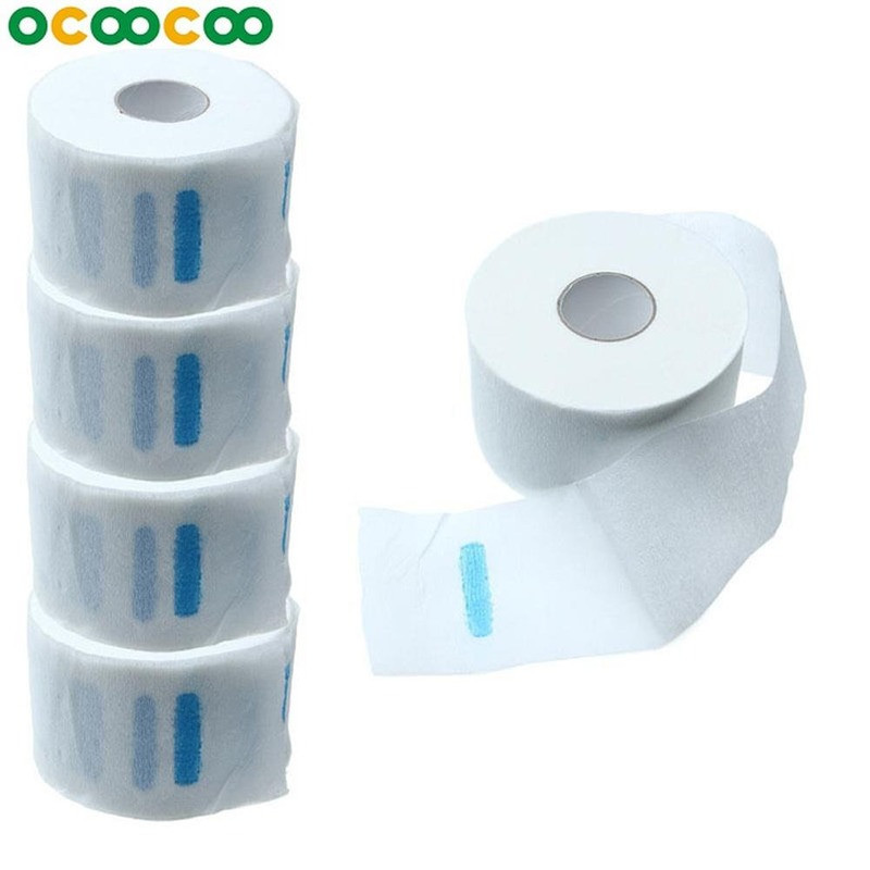 1 Roll Pro sztreccs eldobható nyakú papírcsík fodrászszalon fodrászathoz