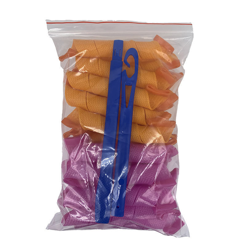 Спирални кръгли къдрици Маша за коса Магически ролки за коса Направи си сам Ролки за коса Форма на охлюв, а не форма на вълна Мека маша за коса