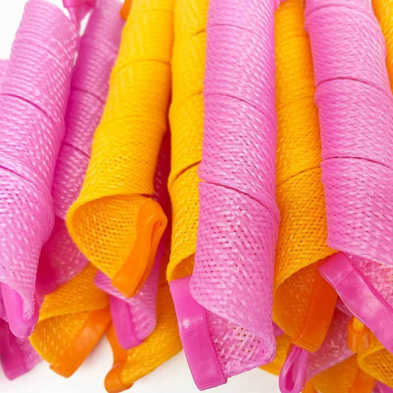 Спирални кръгли къдрици Маша за коса Магически ролки за коса Направи си сам Ролки за коса Форма на охлюв, а не форма на вълна Мека маша за коса