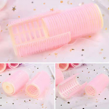 2 τμχ/σετ Heatless Rod curling Hair Rollers Hair curlers Αυτοκόλλητα Lazy Bangs Εργαλεία styling για μπούκλες Hair Fluffy