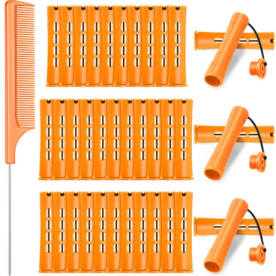 Šipke za trajnu i 30 komada uvijača za kosu u 6 veličina s kosom Hladno valoviti štapići Uvijač za kosu za žene duge kratke kose