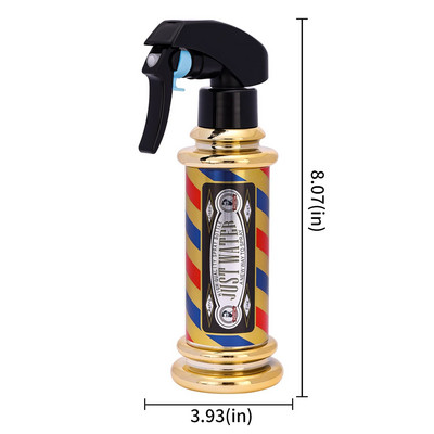 Barbertop 200ML boca sa raspršivačem Salon Brijač Visokotlačna limenka vode Frizerski Retro raspršivač za dezinfekciju alkoholom s finom maglom