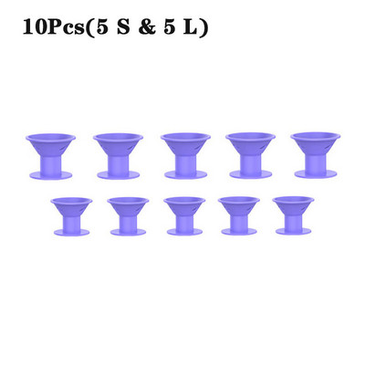 20/10 kom Mekani gumeni silikonski uvijač za kosu bez zagrijavanja Twist valjci za kosu Stezaljke bez zagrijavanja Uvojci za kosu Valjak za oblikovanje DIY alat Djevojka Dama