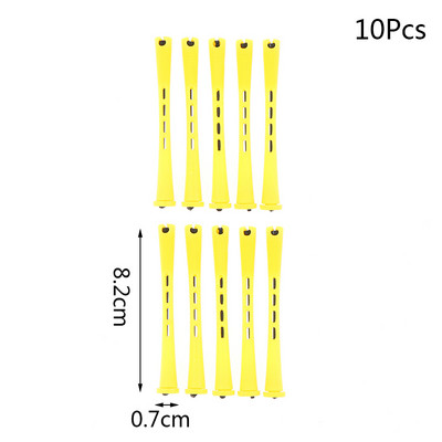 6/10 buc Tije pentru permanenta de par Role pentru ondularea parului Tije pentru permanenta Bigudiuri Tije cu val la rece pentru femei Par lung, scurt
