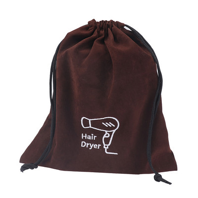 1бр. Чантичка за сешоар Практична торбичка с шнурове Чанта за сешоар Чанта за съхранение