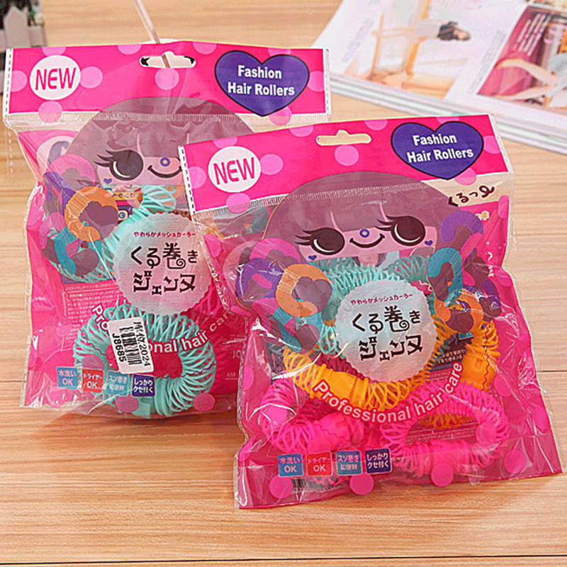 Nou ondulator de păr Gogoși de păr Rolă de coafat Coafor Bucle îndoite Fără căldură Bucle în spirală Instrument DIY pentru femei Accesorii de păr