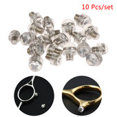 10 buc Foarfece de păr Toba de zgomot de cauciuc Toba de zgomot de cauciuc Foarfecă de păr Amortizor Accesorii Instrumente de styling Înlocuire pentru salon de frizerie