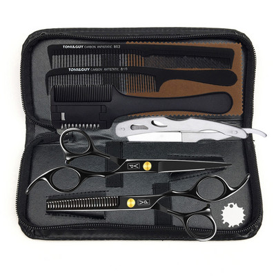 Foarfece profesionale de coafură JP 440C de 6 inch Foarfece de tunsoare de salon Foarfece de tăiere Foarfece de subțiere Set de frizerie