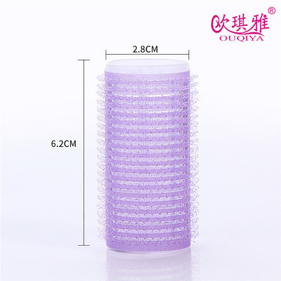 Uvijači za kosu od 6 komada Samoprihvatljiva kuka Uvijači za kosu bez grijanja Salon uvijača za kosu Uvijači za djevojke Ljepljivi alati za oblikovanje kose