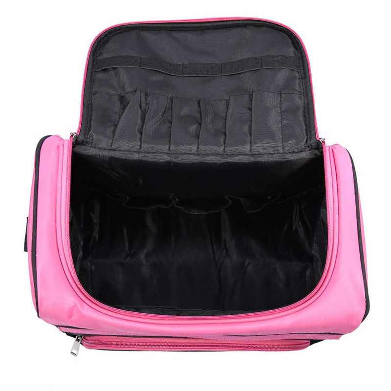 Geantă pentru foarfece pentru frizer Geantă pentru depozitare machiaj pentru salon de coafură Geanta pentru uscător de păr Pieptene pentru instrumente Geanta de călătorie cu bandă de umăr