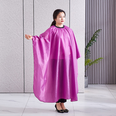 1 db Pro Felnőtt Fodrász Ruha Egyszínű Vízálló Szalon Hajvágás Nylon Fodrász Fodrász Fodrász Cape Hajformázó Sapka Szalon