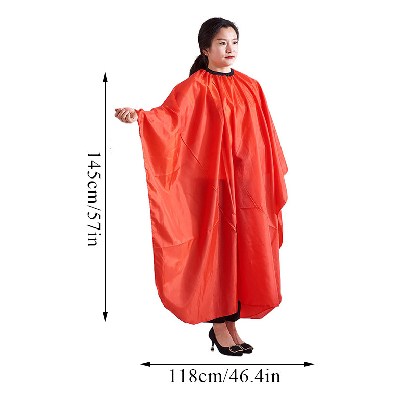 1 db Pro Felnőtt Fodrász Ruha Egyszínű Vízálló Szalon Hajvágás Nylon Fodrász Fodrász Fodrász Cape Hajformázó Sapka Szalon
