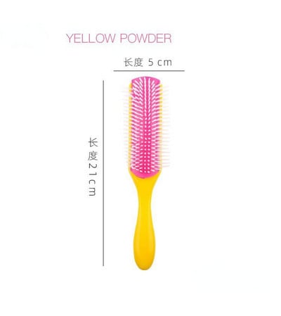 Češalj za kosu Četka za raščešljavanje kose u 9 redova Klasični češljevi za štakorski rep Četka za oblikovanje kose Ravna kovrčava mokra kosa Četka za masažu vlasišta Žene