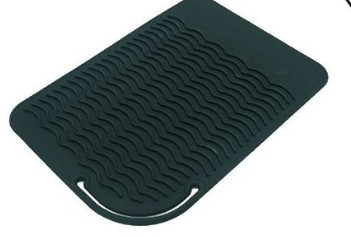 Višenamjenska neklizajuća ravna silikonska podloga otporna na toplinu za uvijače za kosu, uvijače za kosu, alat za oblikovanje kose