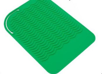 Višenamjenska neklizajuća ravna silikonska podloga otporna na toplinu za uvijače za kosu, uvijače za kosu, alat za oblikovanje kose