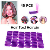 45Gb matu ruļļi Kērlings pūkains skavas Wave Perm Rod DIY stieņi Kukurūzas klipši Gofrēti matu ruļļi ieveidotāji sieviešu veidošanas rīki
