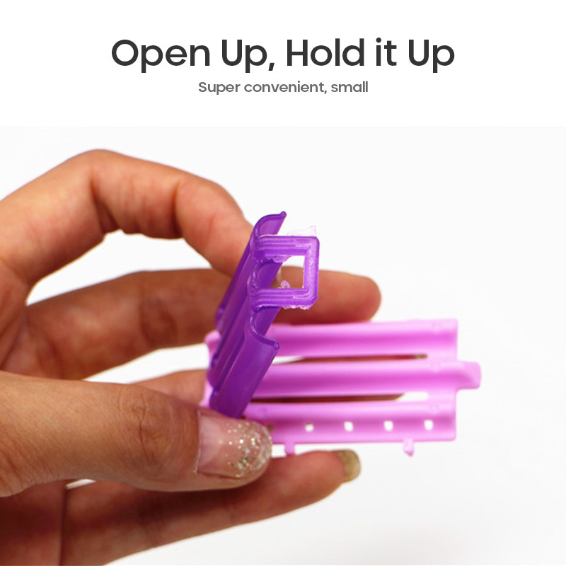 45Gb matu ruļļi Kērlings pūkains skavas Wave Perm Rod DIY stieņi Kukurūzas klipši Gofrēti matu ruļļi ieveidotāji sieviešu veidošanas rīki