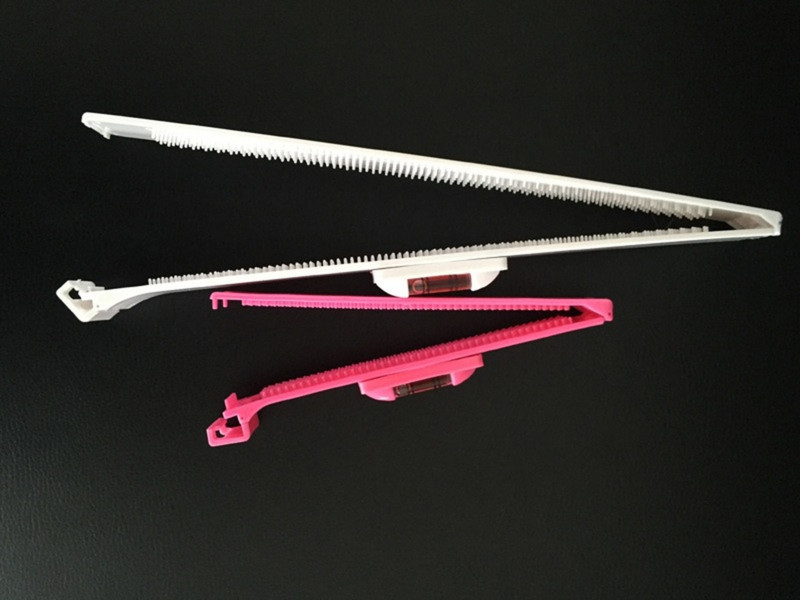 Barkácsolás Női Hajvágó Fringe Cut Tool Clipper Fésű útmutató Aranyos Haj Bang Level Vonalzó Hajtartozékok