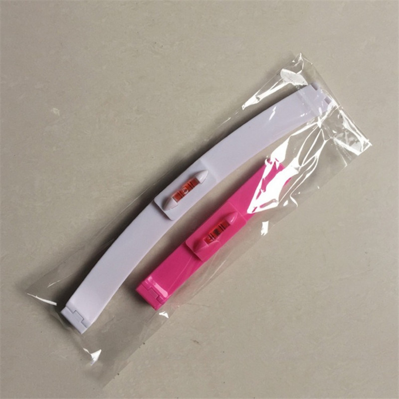 Barkácsolás Női Hajvágó Fringe Cut Tool Clipper Fésű útmutató Aranyos Haj Bang Level Vonalzó Hajtartozékok