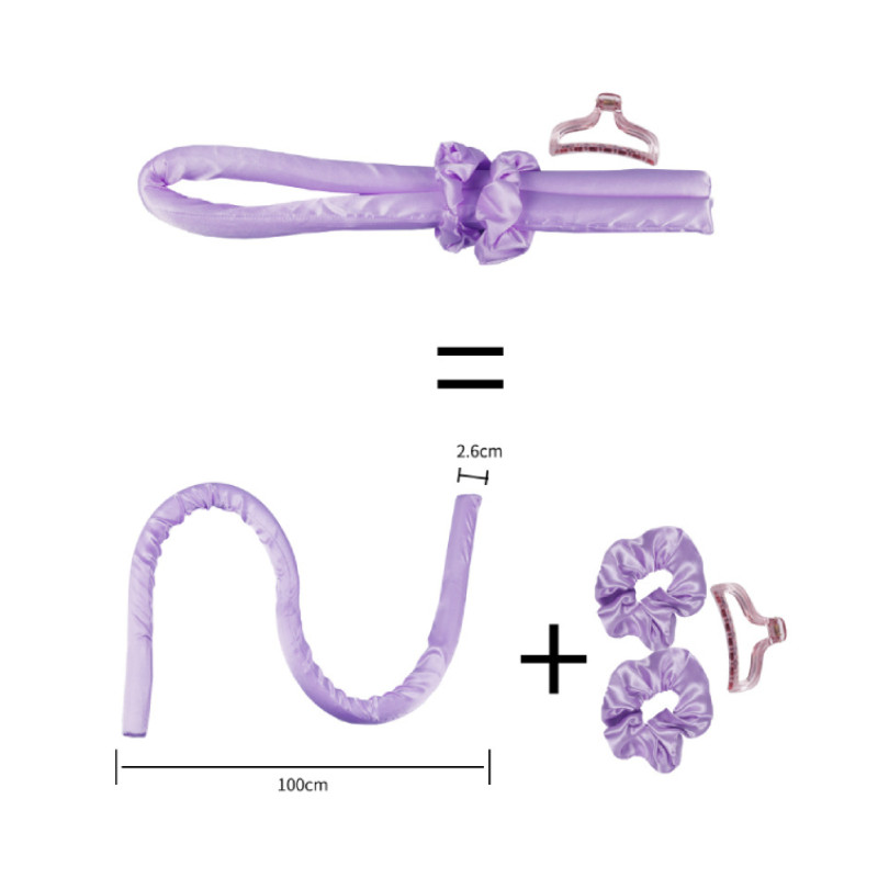 Slik satenska šipka za uvijanje kose Traka za glavu bez zagrijavanja Uvijači za kosu Vrpce Uvijači za kosu Sleeping Soft Wave Formers DIY alat za oblikovanje