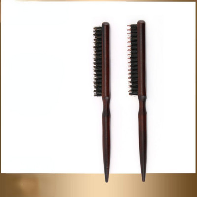 Noua Pieptene de Salon Perie Tachinare Maner Lemn Pieptene Spate Par Natural Mistret