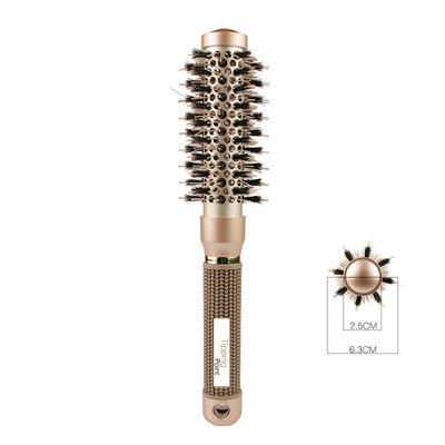 1 ks keramický iónový hrebeň na vlasy, profesionálny salónny kefa na vlasy, stylingová kefa na vlasy, kadernícky hrebeň, okrúhle kučeravé natáčky na vlasy
