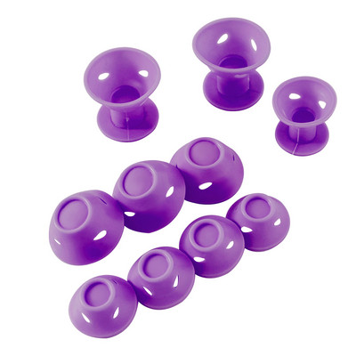 10 ks mäkkých silikónových bezohrievacích kuličiek na vlasy, dievčenských natáčok na vlasy, sponiek na vlasy bez ohrievača, natáčok na vlasy, DIY kaderníckych nástrojov na úpravu vlasov