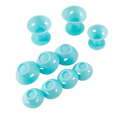 10 ks mäkkých silikónových bezohrievacích kuličiek na vlasy, dievčenských natáčok na vlasy, sponiek na vlasy bez ohrievača, natáčok na vlasy, DIY kaderníckych nástrojov na úpravu vlasov