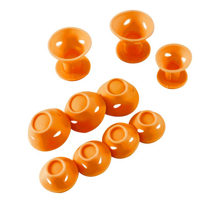 10 ks mäkkých silikónových bezohrievacích kuličiek na vlasy, dievčenských natáčok na vlasy, sponiek na vlasy bez ohrievača, natáčok na vlasy, DIY kaderníckych nástrojov na úpravu vlasov