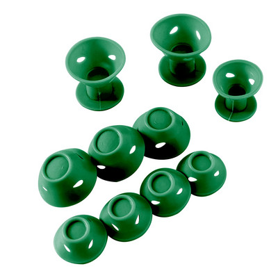 10 ks mäkkých silikónových bezohrievacích kuličiek na vlasy, dievčenských natáčok na vlasy, sponiek na vlasy bez ohrievača, natáčok na vlasy, DIY kaderníckych nástrojov na úpravu vlasov