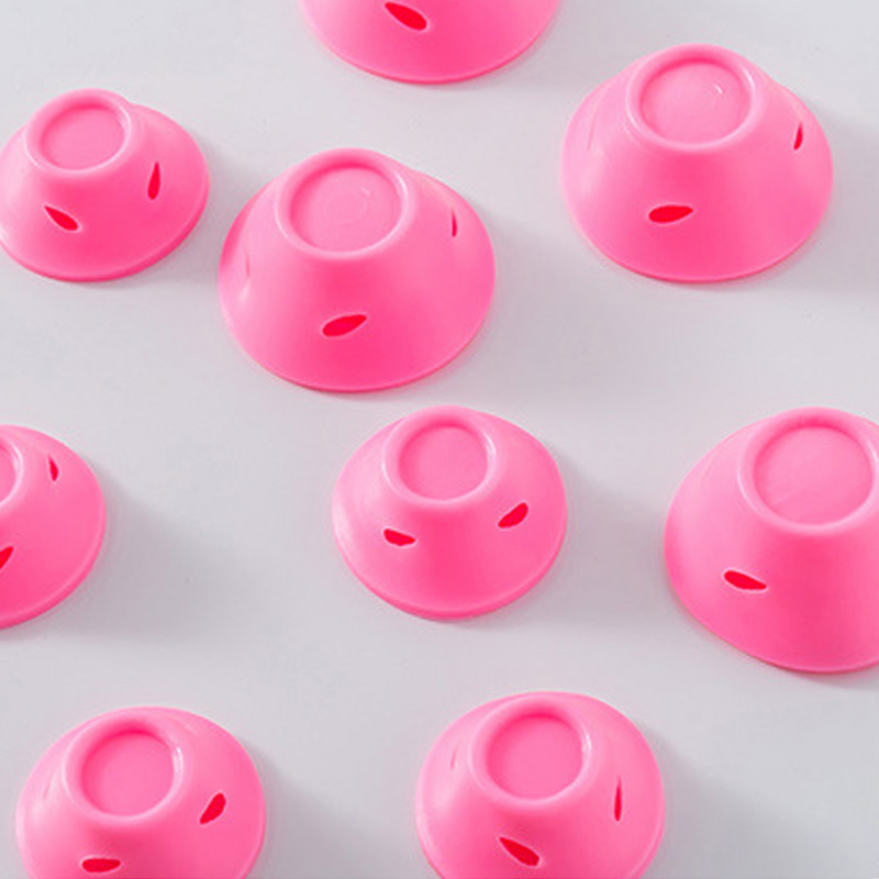 10 ks mäkkých silikónových bezohrievacích kuličiek na vlasy, dievčenských natáčok na vlasy, sponiek na vlasy bez ohrievača, natáčok na vlasy, DIY kaderníckych nástrojov na úpravu vlasov