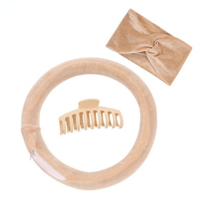 Vevlet Heatless Curling Rod Bandă Rotule de păr Rotunde Bigudiuri de păr Leneș Bara de bucle de dormit Wave Formers Instrumente de coafat DIY