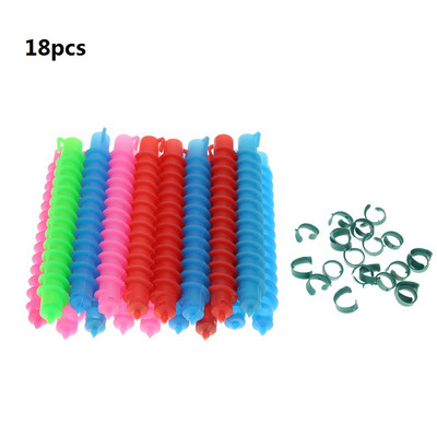 35/30/26/18 kom. Plastične duge spiralne šipke za trajnu kosu, frizerski uvijači, valjci DIY alati za oblikovanje kose DIY alati za uvijanje kose