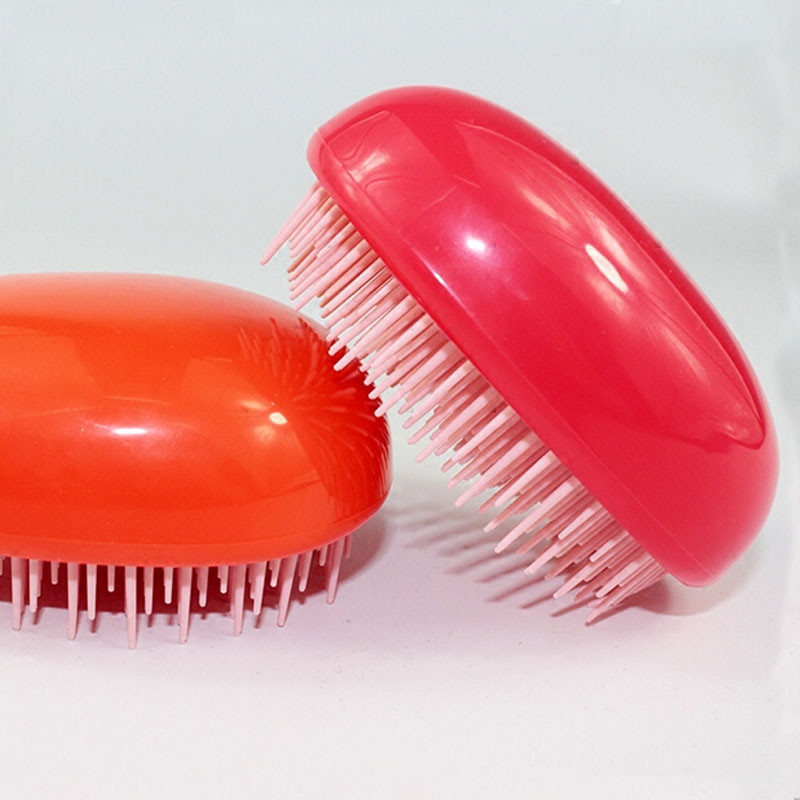 Tangle Hair Brush Egg Shape hajkefe Antisztatikus hajformázó eszközök Hajkefék Detangling fésű Szalon Hajápoló fésű utazáshoz