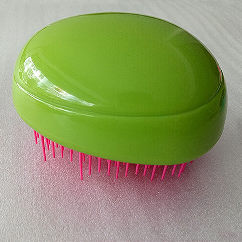Tangle Hair Brush Egg Shape hajkefe Antisztatikus hajformázó eszközök Hajkefék Detangling fésű Szalon Hajápoló fésű utazáshoz