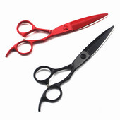 Nauja profesionali japan 440c 6'' Gluosnių kirpimo plaukų žirklės plaukų kirpimas kirpėjas makas kirpimas žirklės žirklės kirpyklos žirklės