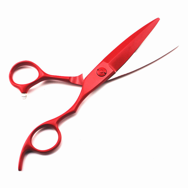 Nauja profesionali japan 440c 6'' Gluosnių kirpimo plaukų žirklės plaukų kirpimas kirpėjas makas kirpimas žirklės žirklės kirpyklos žirklės