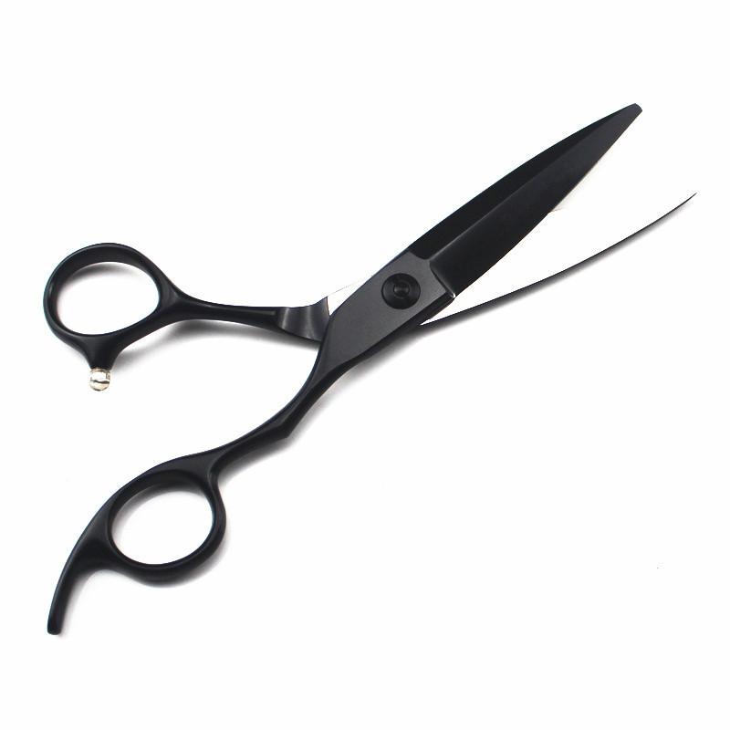 Nauja profesionali japan 440c 6'' Gluosnių kirpimo plaukų žirklės plaukų kirpimas kirpėjas makas kirpimas žirklės žirklės kirpyklos žirklės