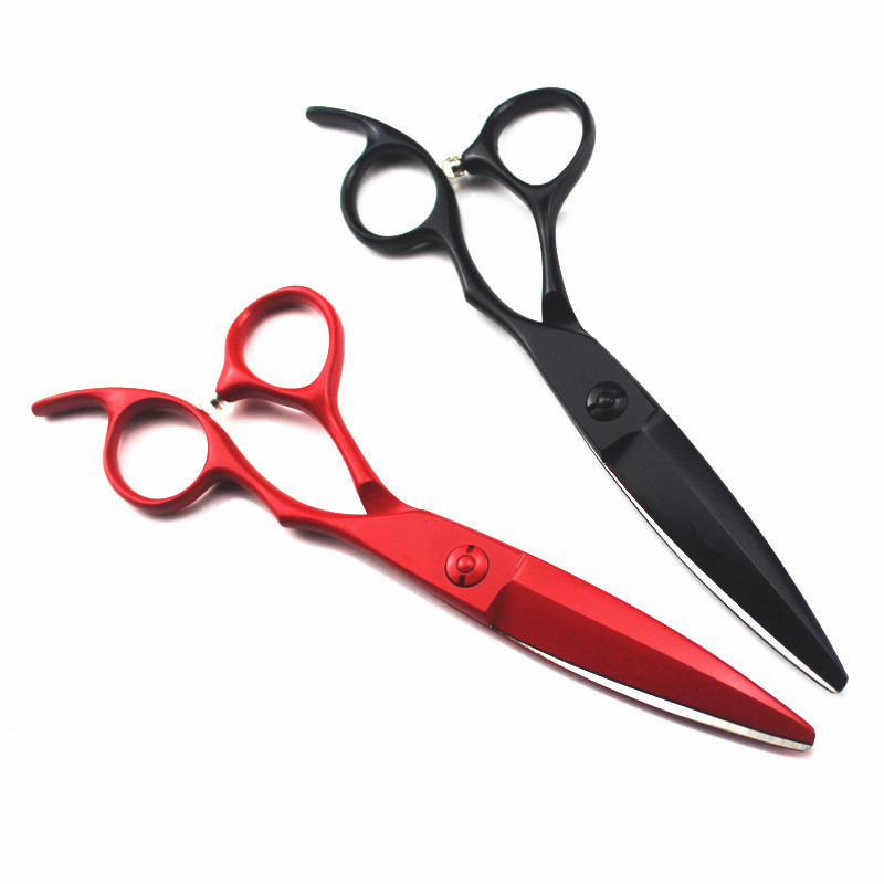 Nauja profesionali japan 440c 6'' Gluosnių kirpimo plaukų žirklės plaukų kirpimas kirpėjas makas kirpimas žirklės žirklės kirpyklos žirklės