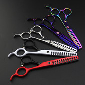 professzionális japán 440c 6 hüvelykes 12 fogú haj olló vágás fodrász makas hajvágás ritkító olló fodrász olló