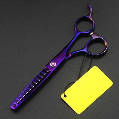 professzionális japán 440c 6 hüvelykes 12 fogú haj olló vágás fodrász makas hajvágás ritkító olló fodrász olló