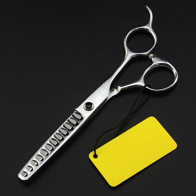 professzionális japán 440c 6 hüvelykes 12 fogú haj olló vágás fodrász makas hajvágás ritkító olló fodrász olló