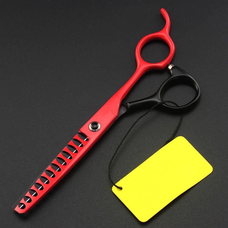 professzionális japán 440c 6 hüvelykes 12 fogú haj olló vágás fodrász makas hajvágás ritkító olló fodrász olló